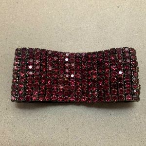 PURPLE SPARKLE STRETCH BRACELET